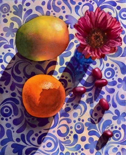 Fruit and Flowers
18" x 14"